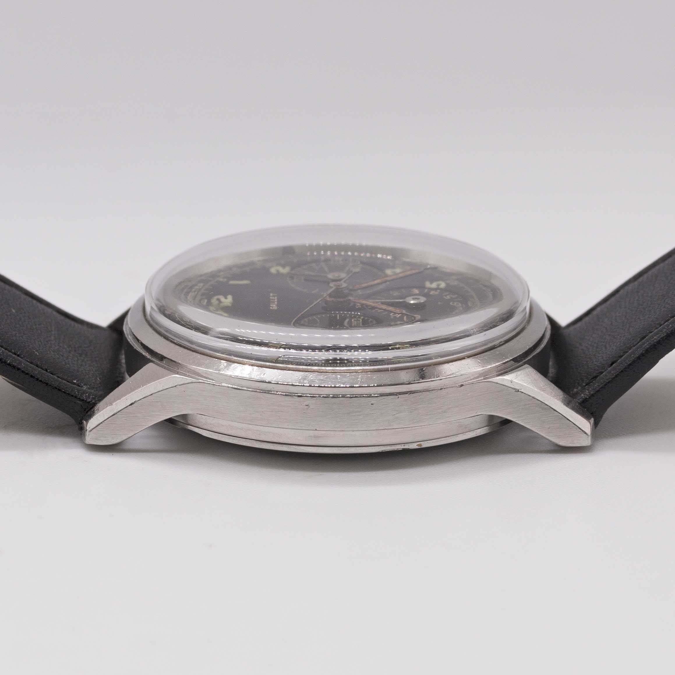 A GENTLEMAN'S LARGE SIZE STAINLESS STEEL GALLET MULTICHRON 12 "JIM CLARK" CHRONOGRAPH WRIST WATCH - Image 10 of 10