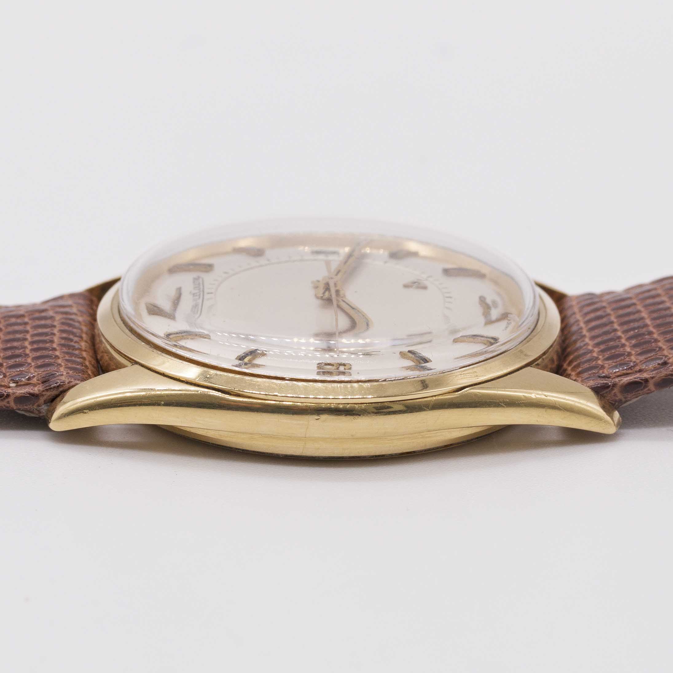 A GENTLEMAN'S 18K SOLID GOLD JAEGER LECOULTRE MEMOVOX ALARM WRIST WATCH CIRCA 1960s, REF. E11005 - Image 8 of 8