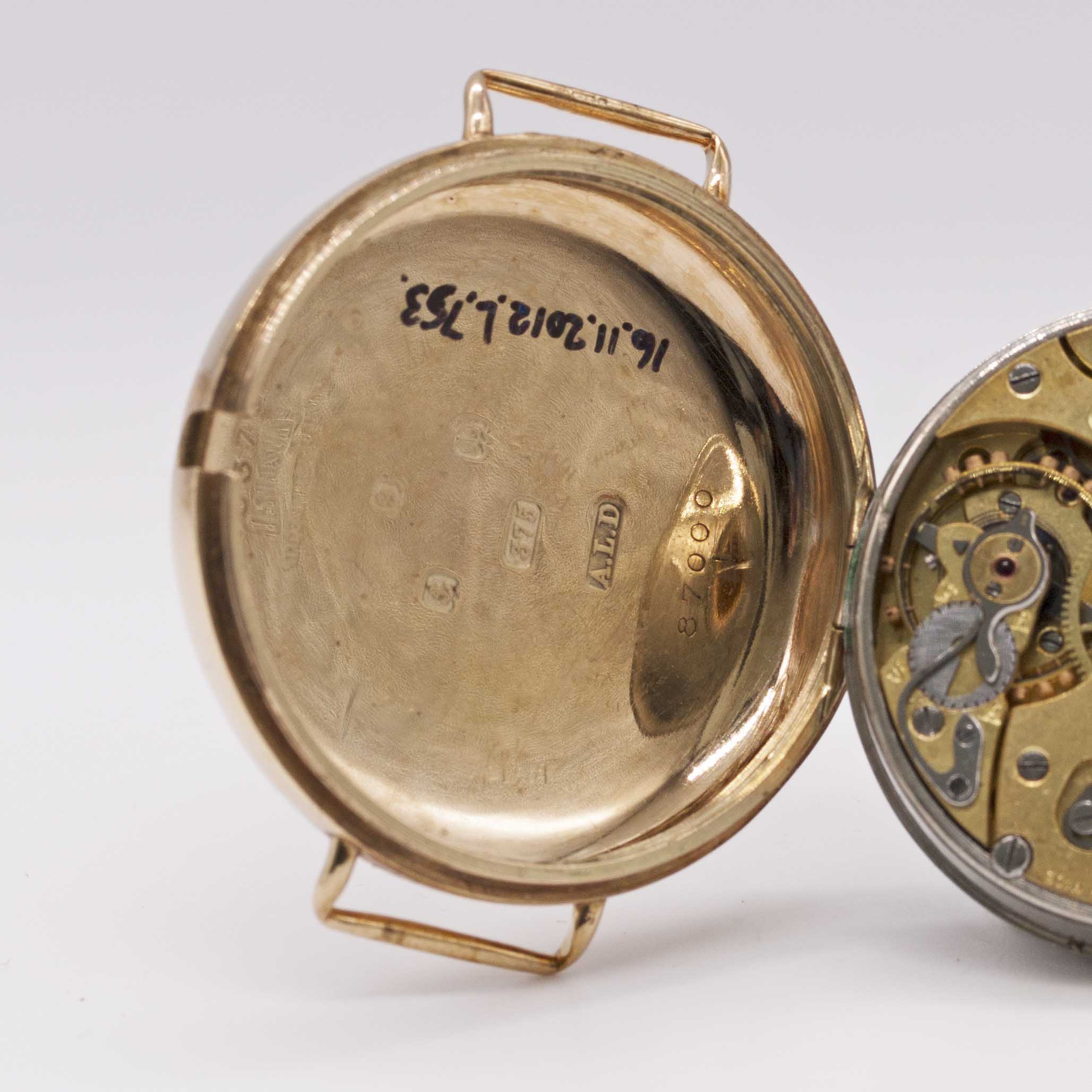 A GENTLEMAN'S 9CT SOLID GOLD ZENITH BIRCH & GAYDON LAND & WATER "OFFICERS" WRIST WATCH CIRCA - Image 8 of 11