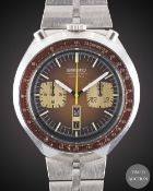 A GENTLEMAN'S STAINLESS STEEL SEIKO 