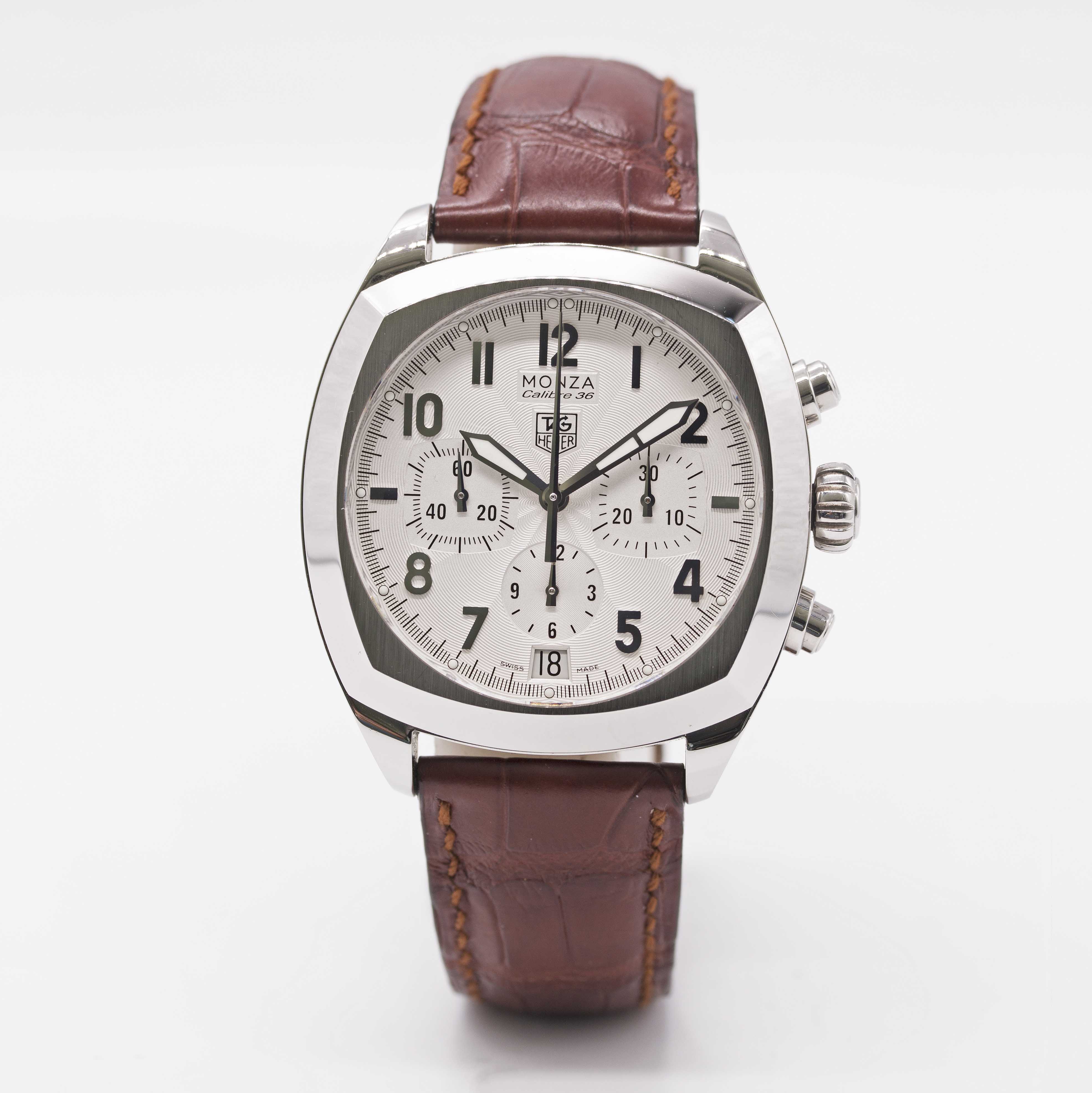 A GENTLEMAN'S STAINLESS STEEL TAG HEUER MONZA CALIBRE 36 CHRONOGRAPH WRIST WATCH CIRCA 2005, REF. - Image 2 of 8
