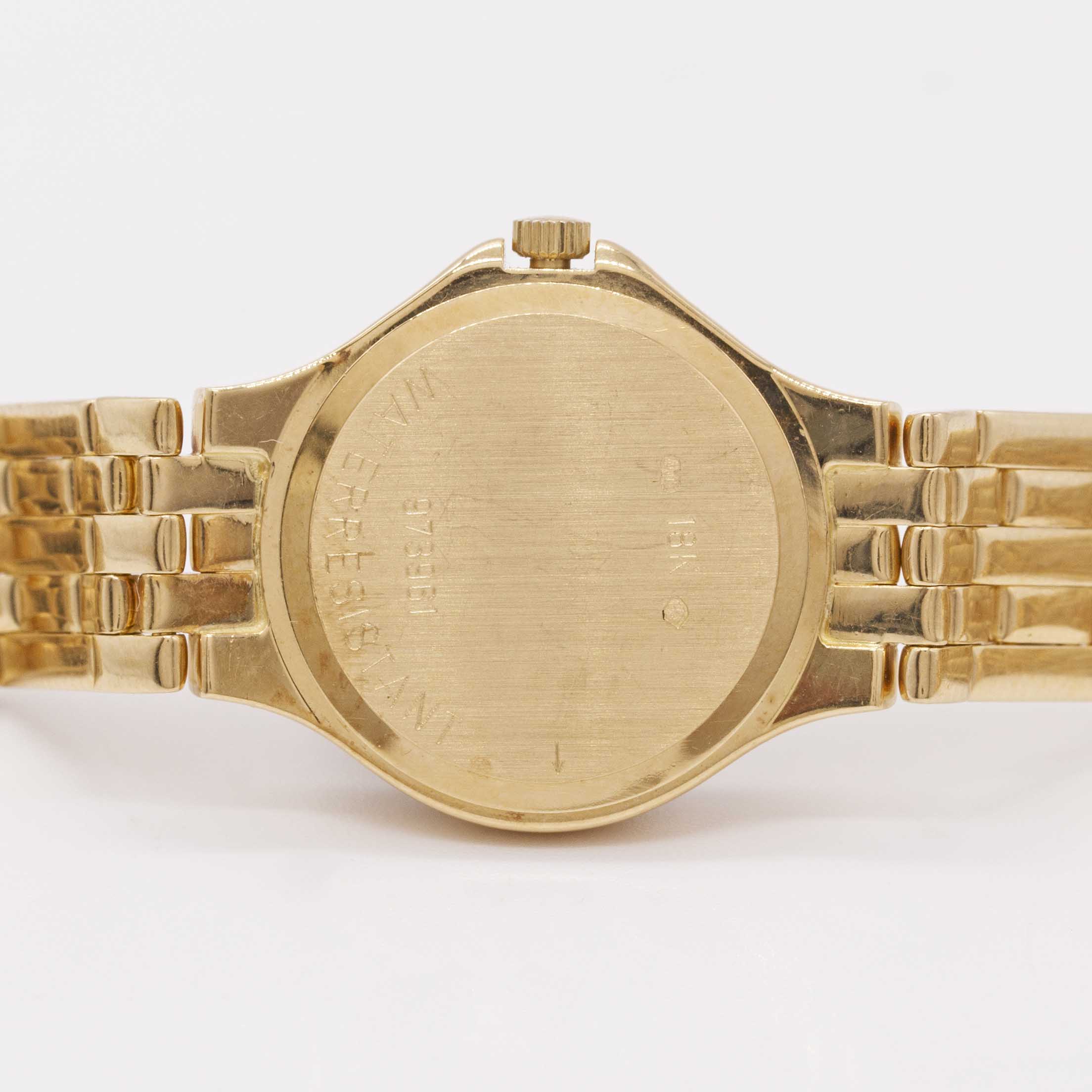 A LADIES 18K SOLID YELLOW GOLD & DIAMOND CONCORD BRACELET WATCH CIRCA 1990s, WITH ORIGINAL DIAMOND - Image 6 of 10