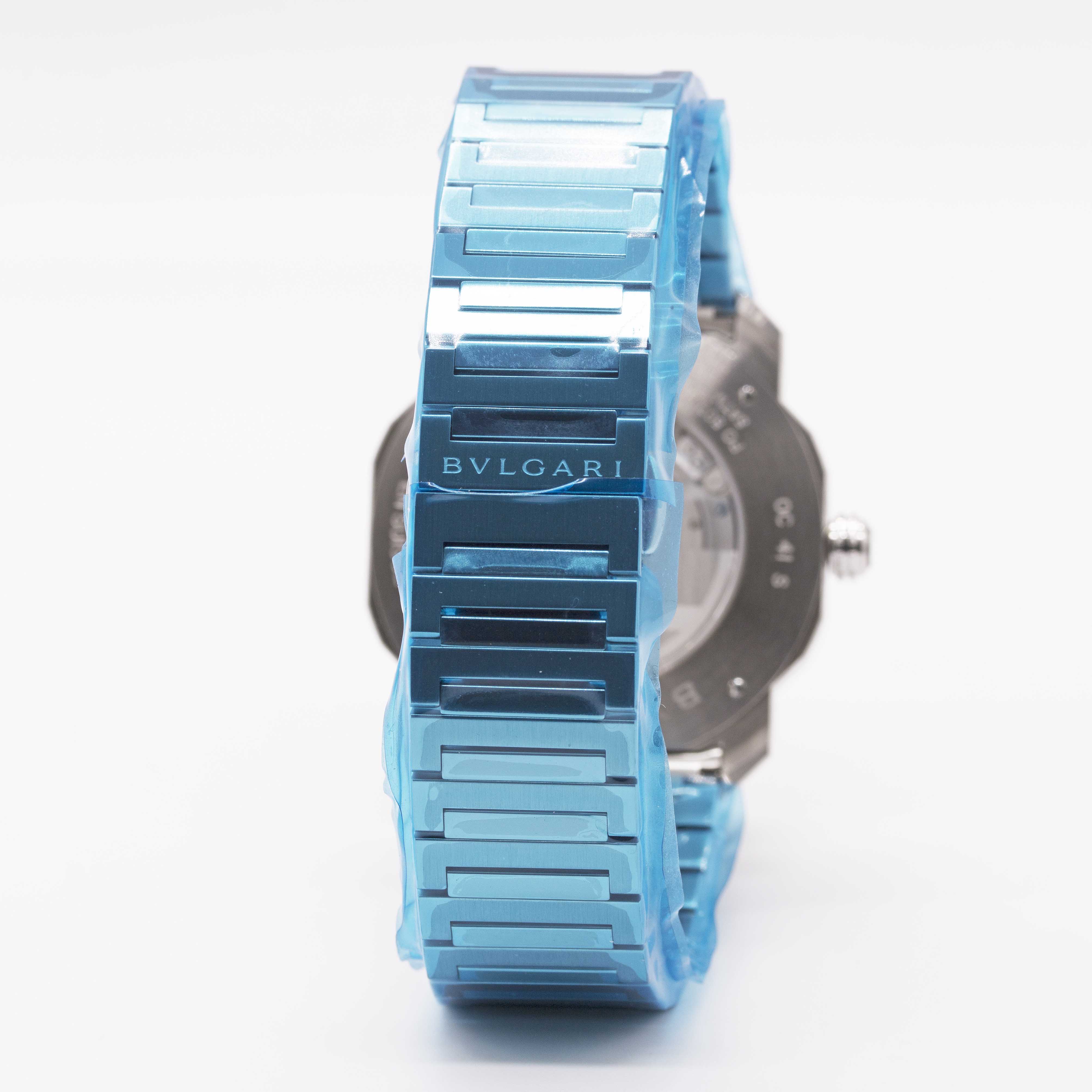 A GENTLEMAN'S STAINLESS STEEL BULGARI OCTO ROMA BRACELET WATCH DATED 2019, REF. 102704 UNWORN WITH - Image 5 of 8