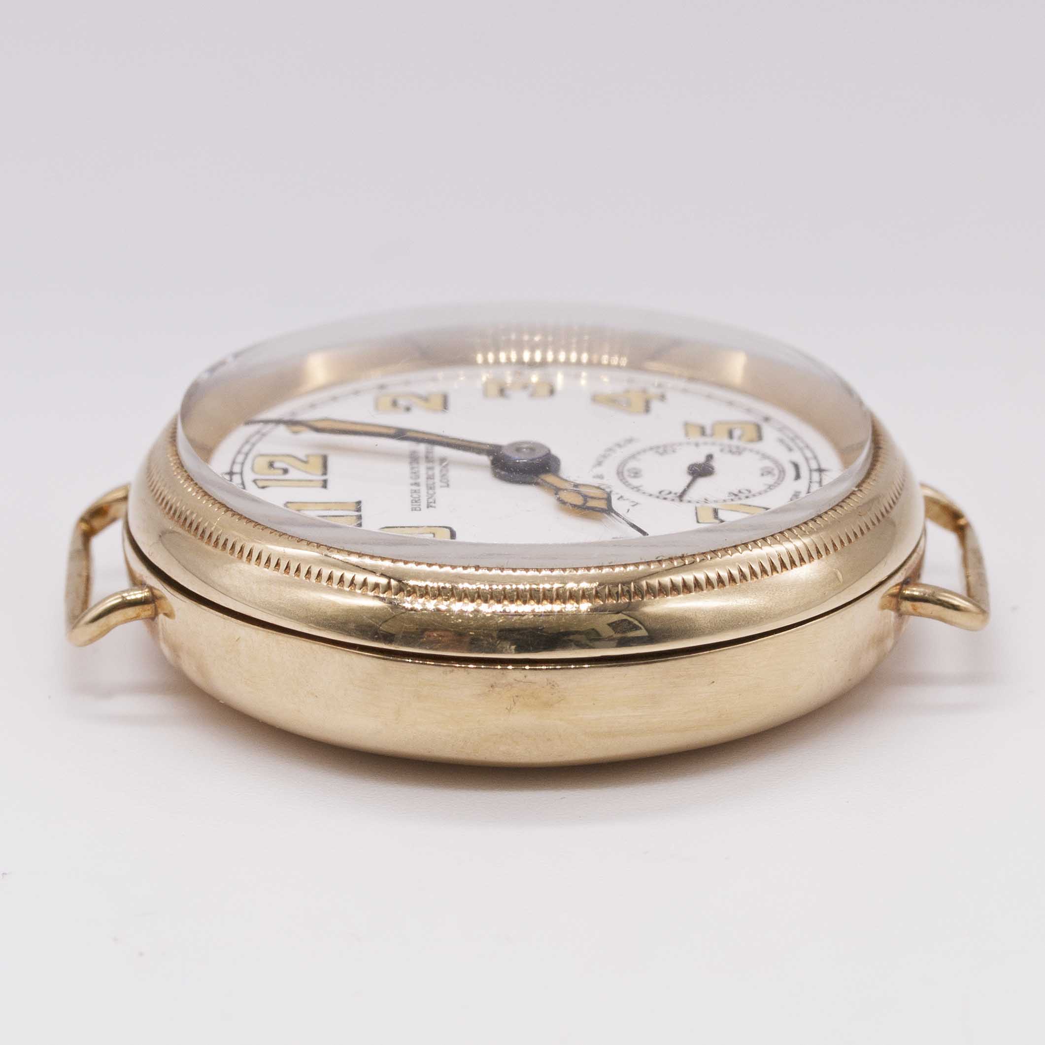 A GENTLEMAN'S 9CT SOLID GOLD ZENITH BIRCH & GAYDON LAND & WATER "OFFICERS" WRIST WATCH CIRCA - Image 11 of 11