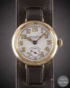 A GENTLEMAN'S 9CT SOLID GOLD ZENITH BIRCH & GAYDON LAND & WATER 
