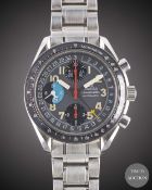 A GENTLEMAN'S STAINLESS STEEL OMEGA SPEEDMASTER 