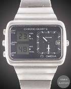 A GENTLEMAN'S STAINLESS STEEL OMEGA SEAMASTER MONTREAL 