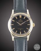 A GENTLEMAN'S STEEL & GOLD CAPPED OMEGA CONSTELLATION CHRONOMETER WRIST WATCH CIRCA 1961, REF. 14381