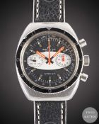 A GENTLEMAN'S STAINLESS STEEL BREITLING SPRINT CHRONOGRAPH WRIST WATCH CIRCA 1970, REF. 2212 WITH 