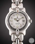 A GENTLEMAN'S STAINLESS STEEL BERTOLUCCI 300M AUTOMATIC DIVERS BRACELET WATCH CIRCA 1990s