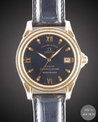 A GENTLEMAN'S 18K SOLID ROSE GOLD OMEGA DE VILLE CO-AXIAL ESCAPEMENT AUTOMATIC CHRONOMETER WRIST