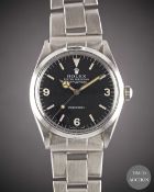 A GENTLEMAN'S STAINLESS STEEL ROLEX OYSTER PERPETUAL EXPLORER PRECISION BRACELET WATCH CIRCA 1967,
