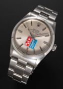 A RARE GENTLEMAN'S STAINLESS STEEL ROLEX OYSTER PERPETUAL AIR KING BRACELET WATCH CIRCA 1989, REF.