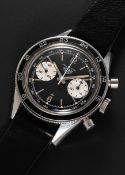 A VERY RARE GENTLEMAN'S STAINLESS STEEL HEUER AUTAVIA CHRONOGRAPH WRIST WATCH CIRCA 1968, REF.