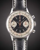 A GENTLEMAN'S STAINLESS STEEL BREITLING CHRONOMAT CHRONOGRAPH WRIST WATCH CIRCA 1963, REF. 808