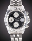A GENTLEMAN'S STAINLESS STEEL ROLEX TUDOR PRINCE DATE AUTOMATIC CHRONO TIME CHRONOGRAPH BRACELET