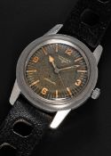 A VERY RARE GENTLEMAN'S STAINLESS STEEL LONGINES 
