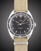 A GENTLEMAN'S STAINLESS STEEL AFGHANISTAN AIR FORCE OMEGA SEAMASTER 120 MILITARY WRIST WATCH CIRCA
