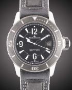 A GENTLEMAN'S STAINLESS STEEL JAEGER LECOULTRE MASTER COMPRESSOR DIVING AUTOMATIC WRIST WATCH