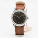 A GENTLEMAN'S LANCO PILOTS WRIST WATCH CIRCA 1940s, BLACK DIAL WITH "CATHEDRAL" HANDS Movement: 15J, - Image 2 of 8