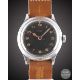 A GENTLEMAN'S LANCO PILOTS WRIST WATCH CIRCA 1940s, BLACK DIAL WITH "CATHEDRAL" HANDS Movement: 15J, - Image 1 of 8