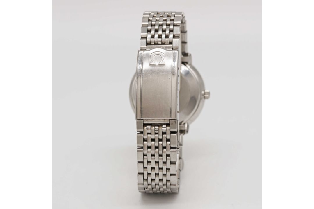 A GENTLEMAN'S STAINLESS STEEL OMEGA DE VILLE AUTOMATIC BRACELET WATCH CIRCA 1970, WITH BRUSHED - Image 5 of 8