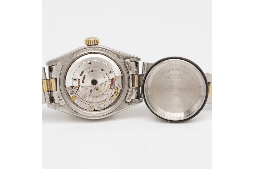 A LADIES STEEL & GOLD ROLEX OYSTER PERPETUAL DATEJUST BRACELET WATCH DATED 2002, REF. 79173 WITH - Image 7 of 10