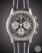 A GENTLEMAN'S STAINLESS STEEL BREITLING 24 HOUR 