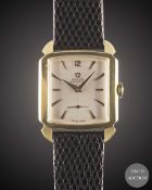 A GENTLEMAN'S 18K SOLID GOLD OMEGA AUTOMATIC 