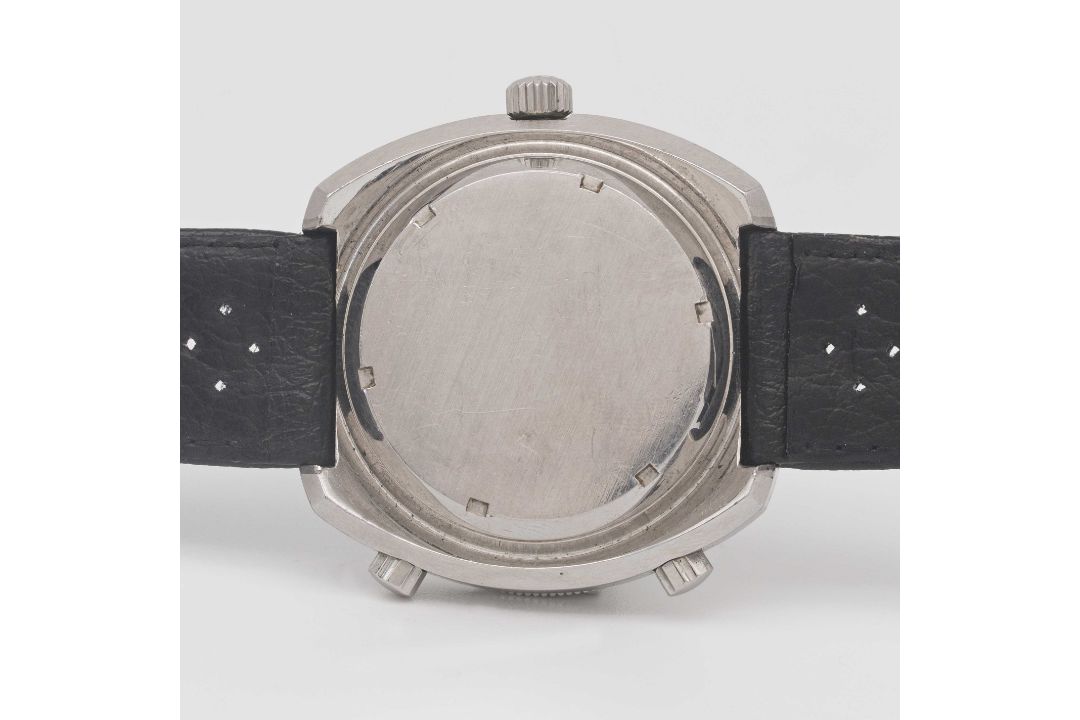 A GENTLEMAN'S STAINLESS STEEL HEUER CALCULATOR AUTOMATIC CHRONOGRAPH WRIST WATCH CIRCA 1970s, REF. - Image 6 of 8