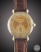 A GENTLEMAN'S LARGE SIZE 18K SOLID GOLD VACHERON & CONSTANTIN WRIST WATCH CIRCA 1950, WITH 