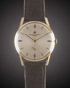 A GENTLEMAN'S 18K SOLID YELLOW GOLD VACHERON & CONSTANTIN WRIST WATCH CIRCA 1960s, REF. 6413 WITH 