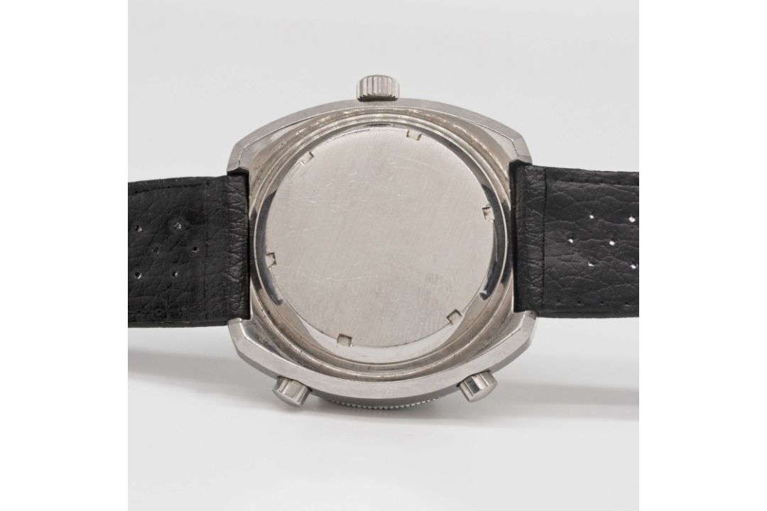 A GENTLEMAN'S STAINLESS STEEL HEUER CALCULATOR AUTOMATIC CHRONOGRAPH WRIST WATCH CIRCA 1970s, REF. - Image 6 of 8
