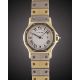 A RARE GENTLEMAN'S SIZE 18K SOLID WHITE & YELLOW GOLD CARTIER SANTOS OCTAGONAL AUTOMATIC BRACELET - Image 1 of 10