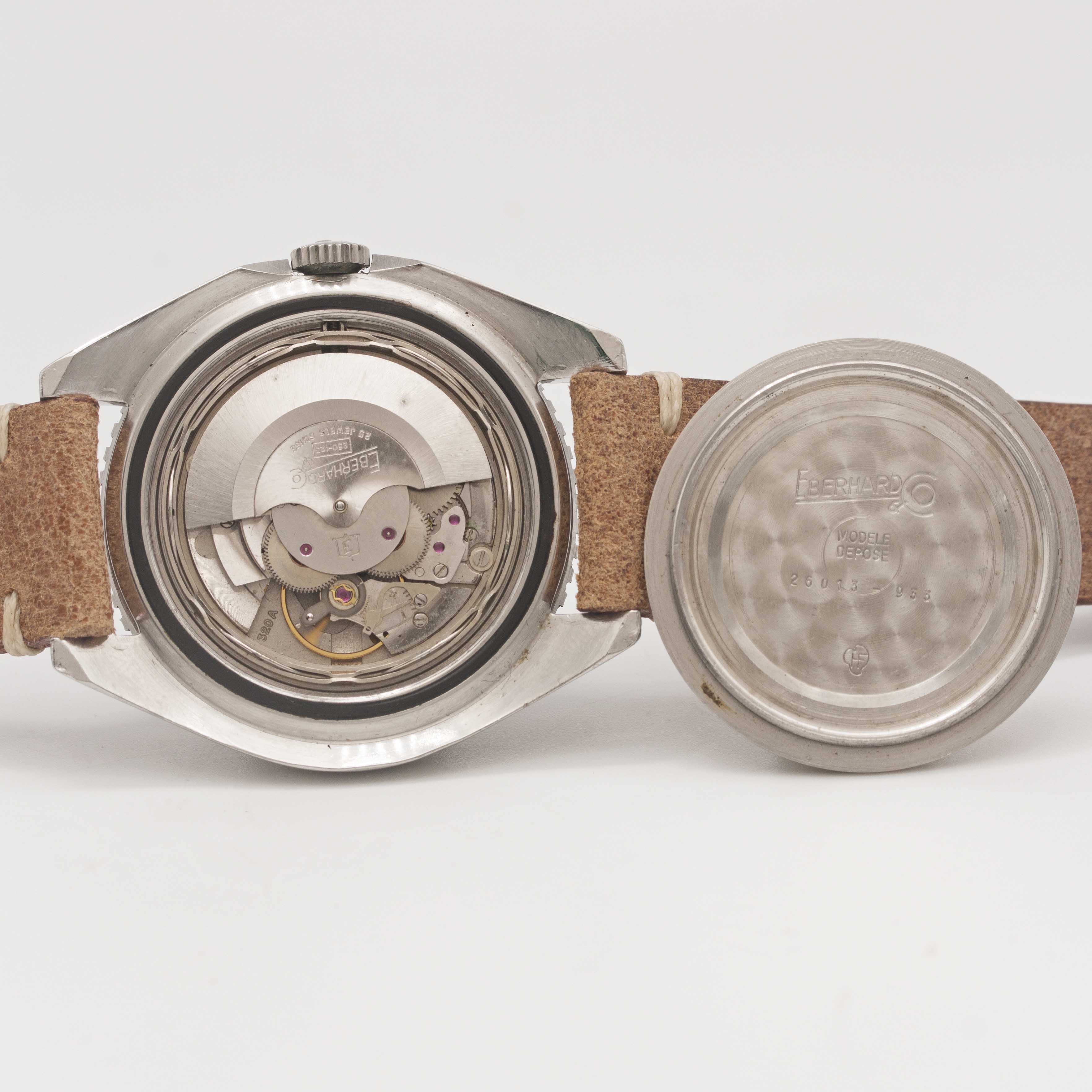 A GENTLEMAN'S STAINLESS STEEL EBERHARD & CO SCAFOGRAF 300 AUTOMATIC DIVERS WRIST WATCH CIRCA - Image 7 of 9