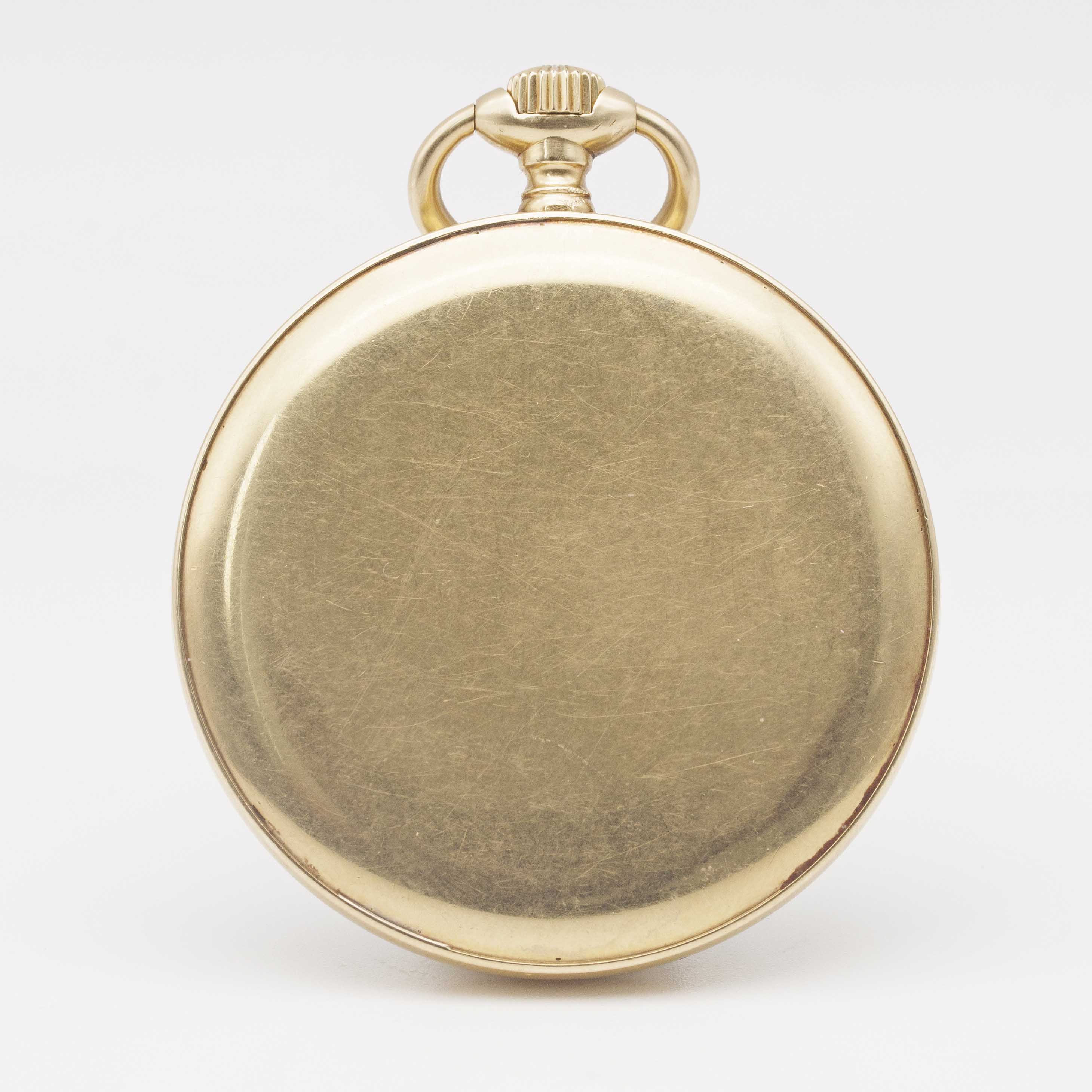 A RARE GENTLEMAN'S 18K SOLID GOLD CARTIER PARIS POCKET WATCH CIRCA 1930s Movement: 15J, manual - Image 5 of 11