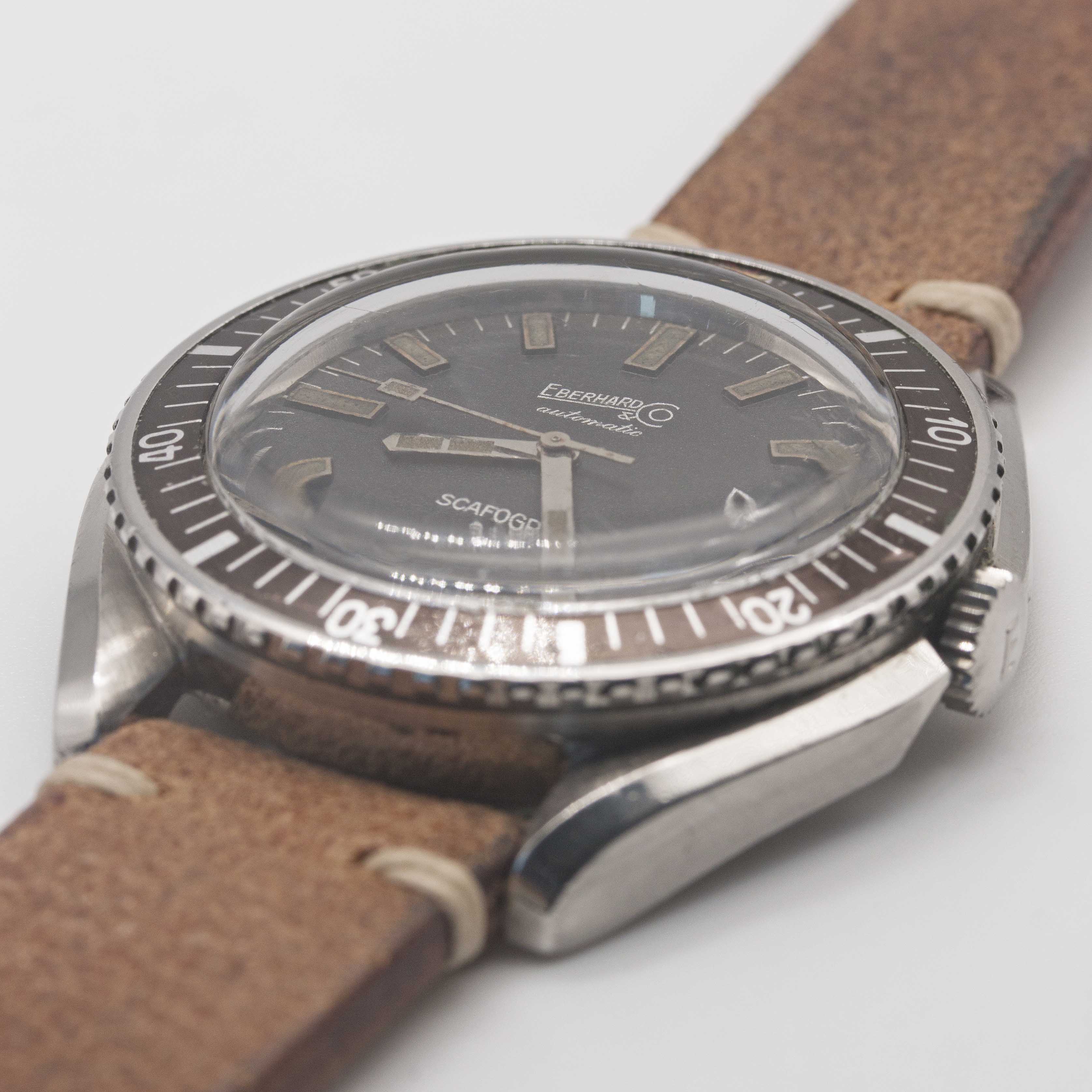 A GENTLEMAN'S STAINLESS STEEL EBERHARD & CO SCAFOGRAF 300 AUTOMATIC DIVERS WRIST WATCH CIRCA - Image 3 of 9
