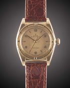 A GENTLEMAN'S 18K SOLID YELLOW GOLD ROLEX OYSTER PERPETUAL CHRONOMETRE 