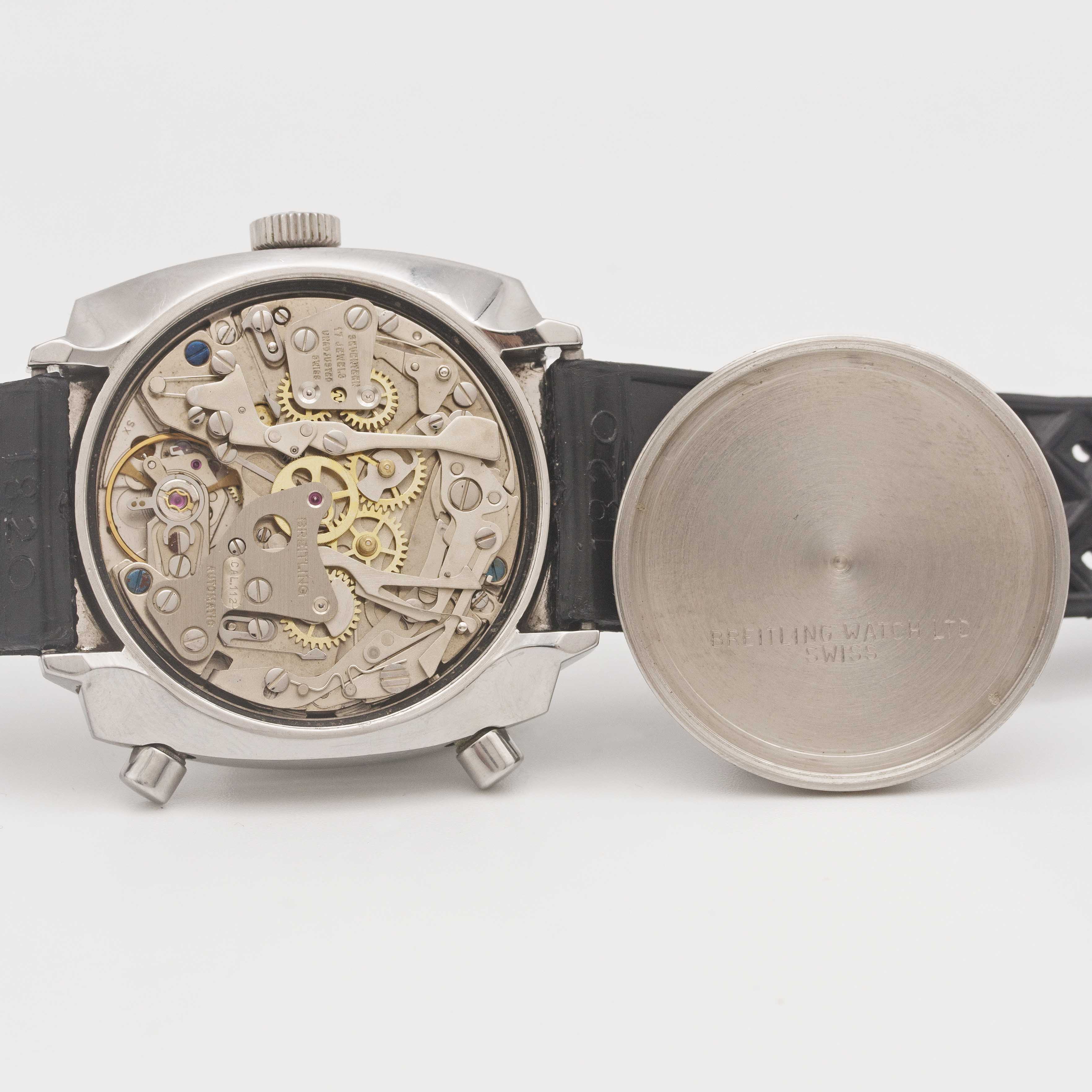 A GENTLEMAN'S STAINLESS STEEL BREITLING CHRONO-MATIC CHRONOGRAPH WRIST WATCH CIRCA 1970, REF. 2111 - Image 7 of 9