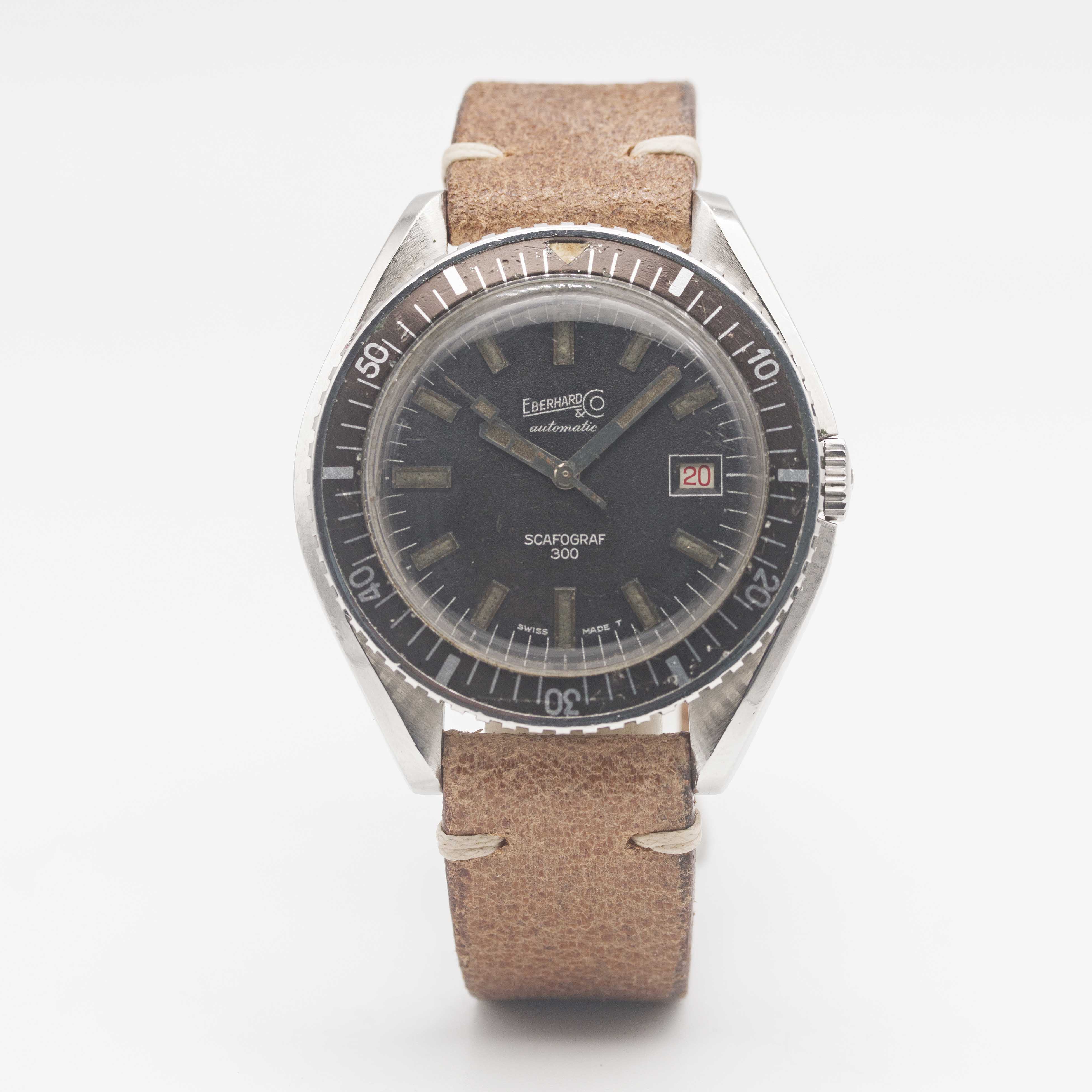 A GENTLEMAN'S STAINLESS STEEL EBERHARD & CO SCAFOGRAF 300 AUTOMATIC DIVERS WRIST WATCH CIRCA - Image 2 of 9