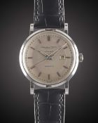 A GENTLEMAN'S STAINLESS STEEL IWC AUTOMATIC WRIST WATCH CIRCA 1950s, ORIGINALLY RETAILED BY TÜRLER
