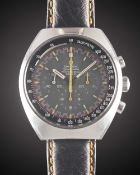 A GENTLEMAN'S STAINLESS STEEL OMEGA SPEEDMASTER PROFESSIONAL MARK II CHRONOGRAPH WRIST WATCH CIRCA