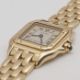 A LADIES 18K SOLID GOLD CARTIER PANTHERE BRACELET WATCH DATED 1992, REF. 8057917 WITH ORIGINAL BOX & - Image 3 of 11