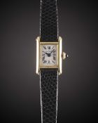 A LADIES 18K SOLID GOLD CARTIER PARIS 