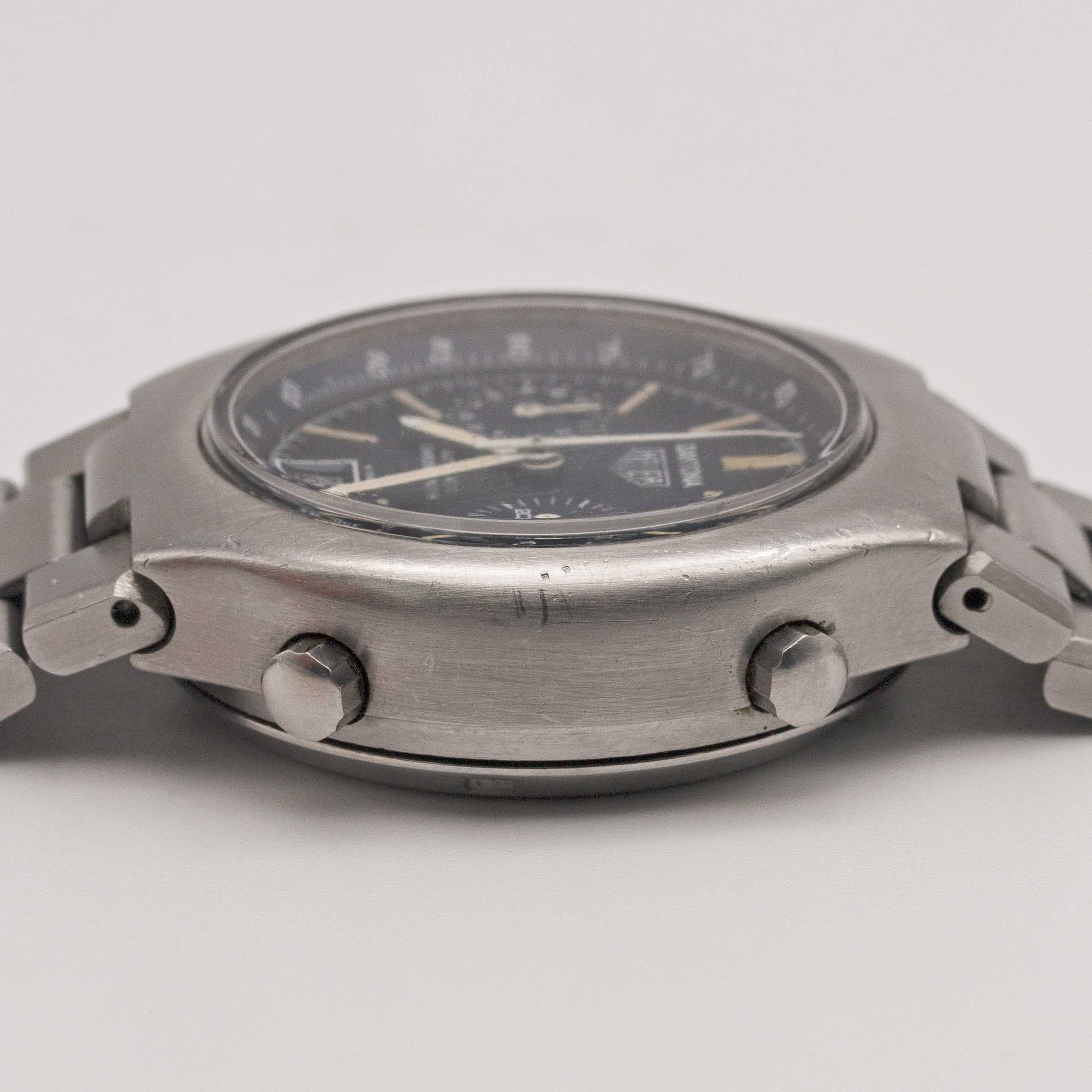 A GENTLEMAN'S STAINLESS STEEL HEUER DAYTONA AUTOMATIC CHRONOGRAPH BRACELET WATCH CIRCA 1977, REF. - Image 10 of 10