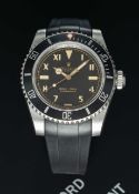 A GENTLEMAN'S MATT STAINLESS STEEL BAMFORD ROLEX OYSTER PERPETUAL SUBMARINER 