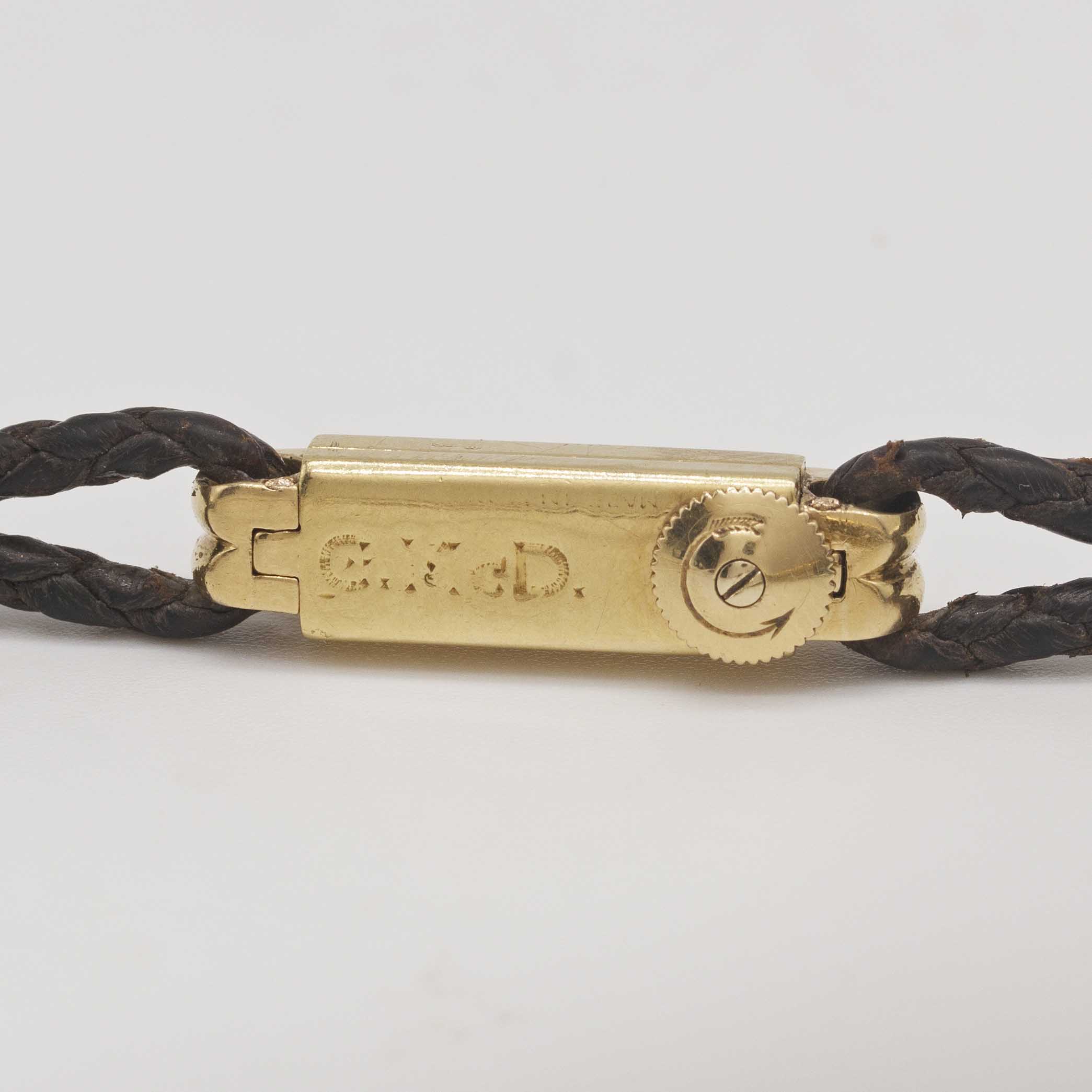 A RARE LADIES 18K SOLID GOLD CARTIER BACK WIND WRIST WATCH CIRCA 1929, WITH LONDON IMPORT MARK, - Image 6 of 13
