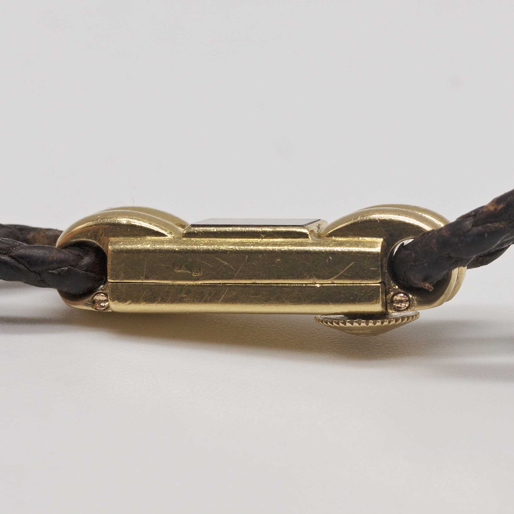 A RARE LADIES 18K SOLID GOLD CARTIER BACK WIND WRIST WATCH CIRCA 1929, WITH LONDON IMPORT MARK, - Image 7 of 13