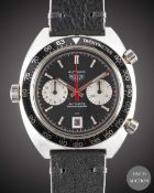 A GENTLEMAN'S STAINLESS STEEL HEUER 
