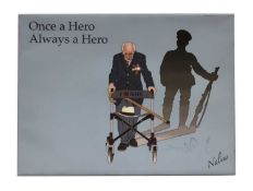 Once a Hero, Always a Hero Print on canvas